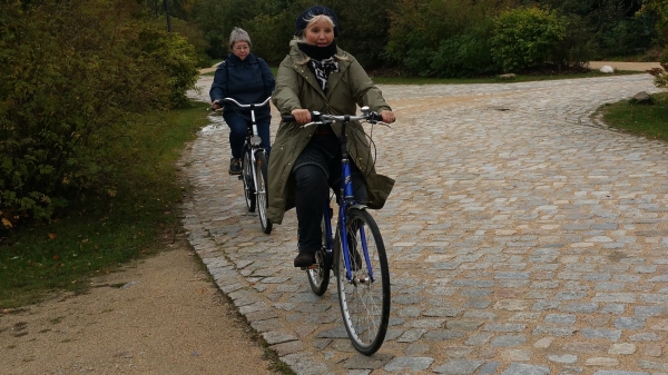 Im Park unterwegs